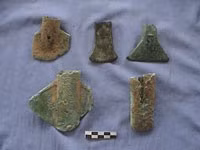 Những hiện vật tìm thấy ở Hương Sơn thuộc thời kỳ văn hóa Đông Sơn