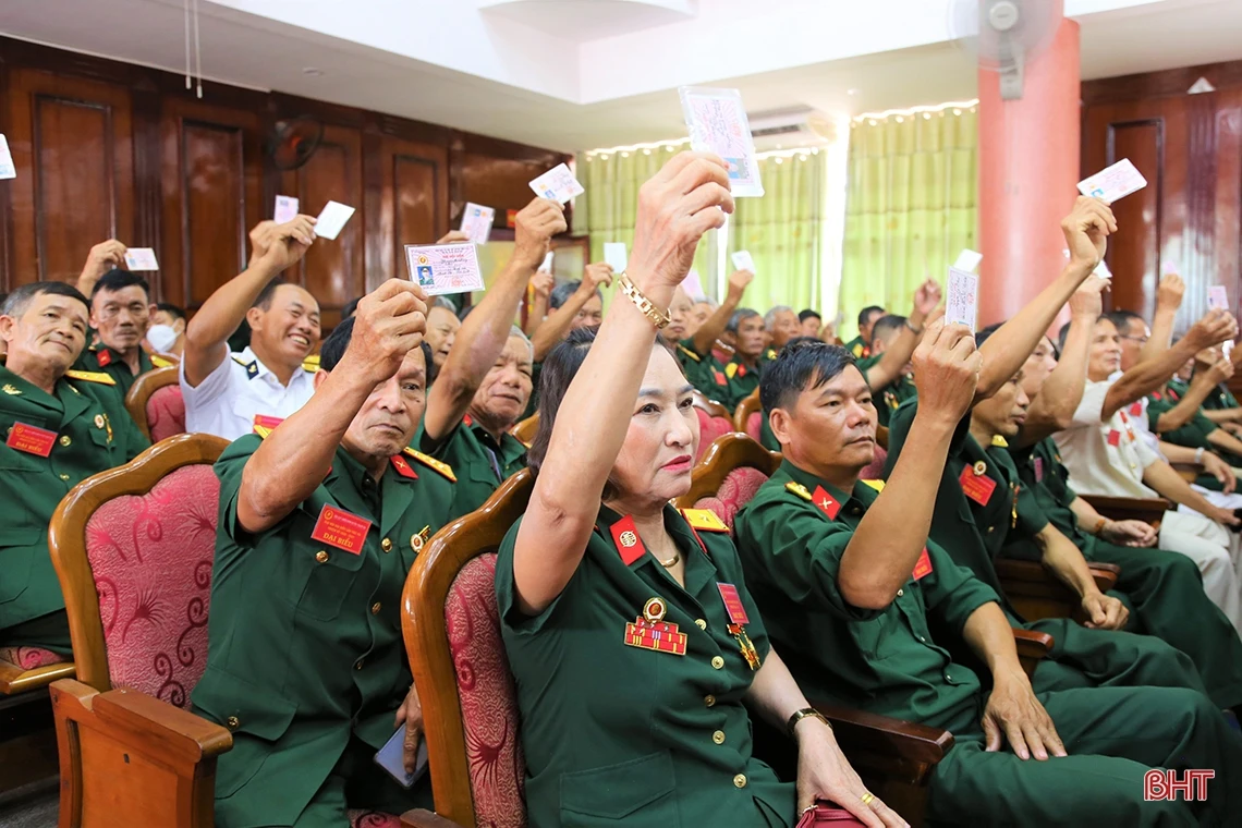 Thạch Hà tổ chức thành công đại hội điểm Hội Cựu chiến binh cấp huyện