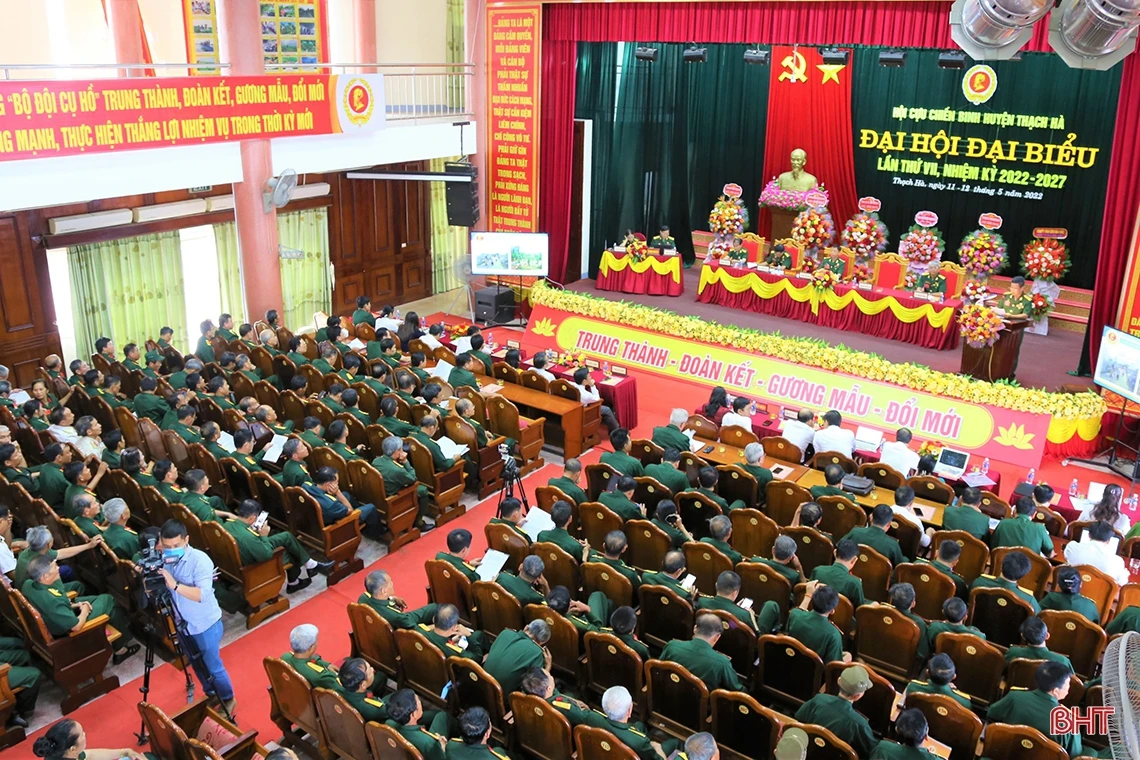 Thạch Hà tổ chức thành công đại hội điểm Hội Cựu chiến binh cấp huyện