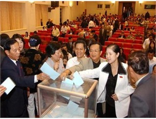 Bầu cử Quốc hội và HĐND các cấp nhiệm kỳ 2011 - 2016 là nhiệm vụ chính trị trọng tâm trong năm 2011. Ảnh minh họa