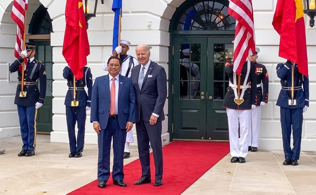 Thủ tướng Phạm Minh Chính gặp Tổng thống Hoa Kỳ Joseph Biden - Ảnh 2. Thủ tướng Phạm Minh Chính gặp Tổng thống Hoa Kỳ Joseph Biden