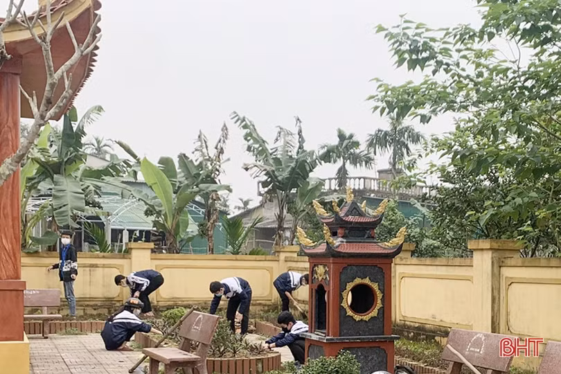 Lan tỏa tinh thần vì cộng đồng của học sinh Hà Tĩnh