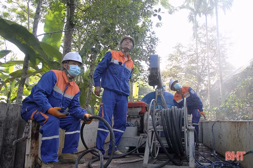 Công ty Điện lực Hà Tĩnh diễn tập phòng chống thiên tai năm 2022