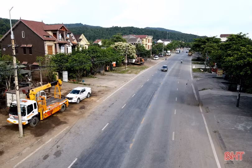 Phố thị Hồng Lĩnh thông thoáng, sạch đẹp