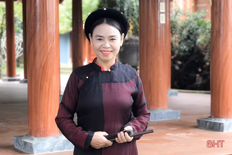 Nghệ nhân Nguyễn Thị Hương - nồng đượm tình yêu ca trù