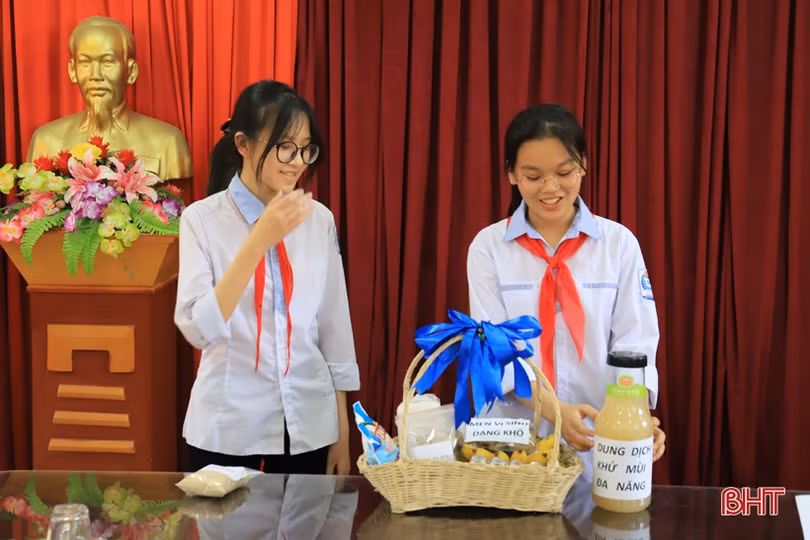 17 đề tài, giải pháp dự thi sáng tạo dành cho thanh thiếu nhi huyện Nghi Xuân