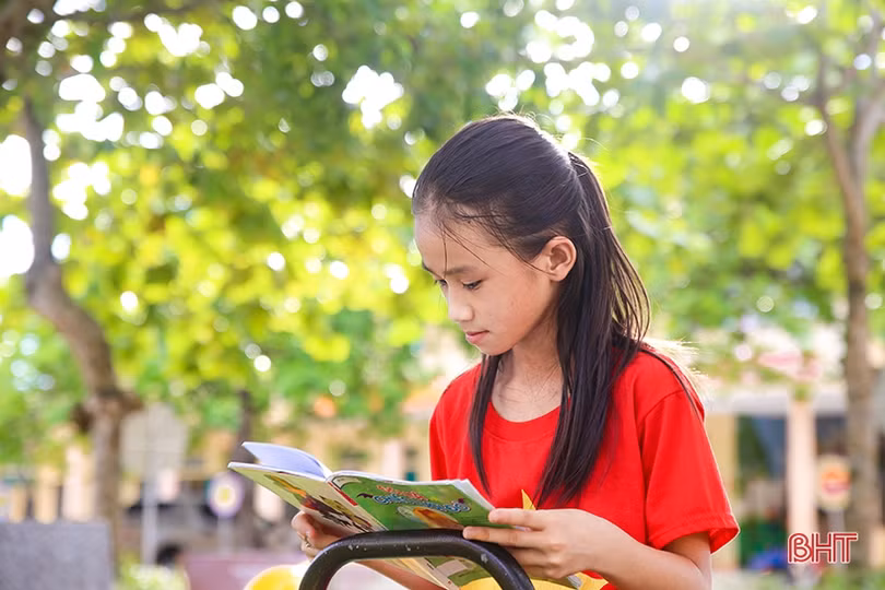 Ngắm những không gian đọc sách trong lành, thân thiện của thiếu nhi Hà Tĩnh