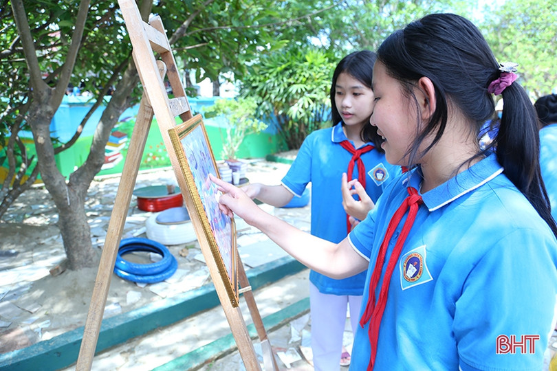 Lan tỏa ý thức phòng chống rác thải nhựa của học sinh TP Hà Tĩnh