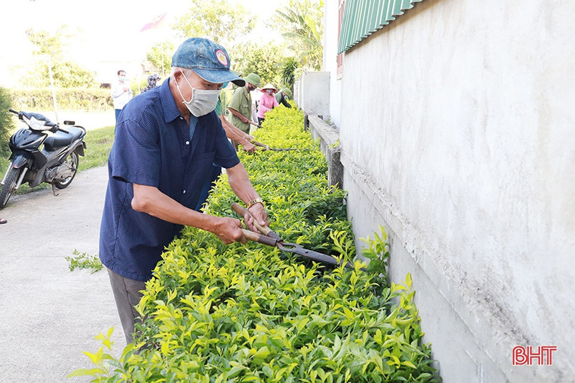 Nghi Xuân hỗ trợ các địa phương xây dựng nông thôn mới, đô thị văn minh