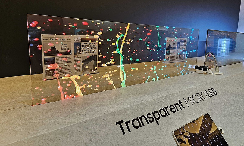 TV trong suốt của Samsung và LG đối đầu tại CES 2024