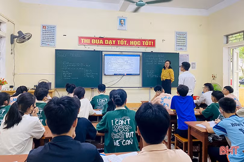 Hà Tĩnh đặc cách công nhận 38 em học sinh giỏi tỉnh môn tiếng Anh lớp 9
