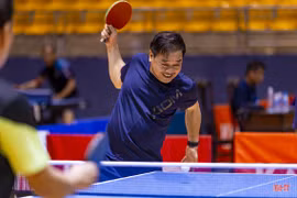 Những khoảnh khắc ấn tượng tại Giải Bóng bàn Báo Hà Tĩnh mở rộng