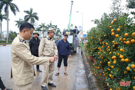 TP Hà Tĩnh lập lại trật tự đô thị trước tết Nguyên đán