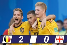 Hazart tỏa sáng, Bỉ có quà chia tay World Cup