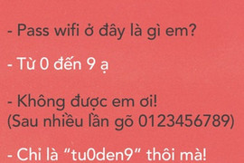 Những mật khẩu wifi “hại não” người dùng