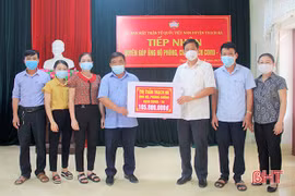 Thị trấn Thạch Hà ủng hộ hơn 200 triệu đồng cho công tác phòng chống dịch