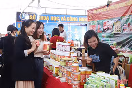 Nhộn nhịp mua sắm tại Lễ hội Cam và sản phẩm nông nghiệp Hà Tĩnh