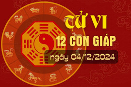 Tử vi hàng ngày - Tử vi 12 con giáp hôm nay ngày 04/12/2024.