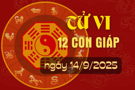 Tử vi hàng ngày - Tử vi 12 con giáp hôm nay ngày 14/9/2025.