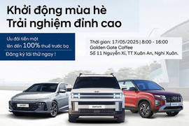 Lái thử xe Hyundai tại huyện Nghi Xuân (Hà Tĩnh)