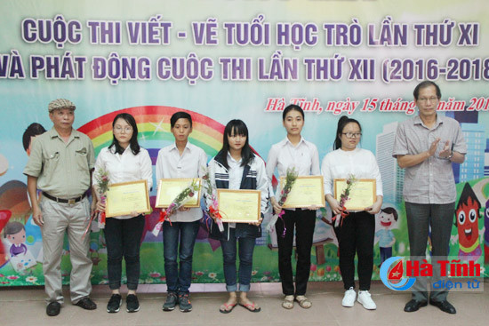 28 tac pham dat giai cuoc thi viet ve tho van tuoi hoc tro