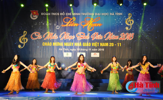 dac sac dem lien hoan ca mua nhac sinh vien dh ha tinh