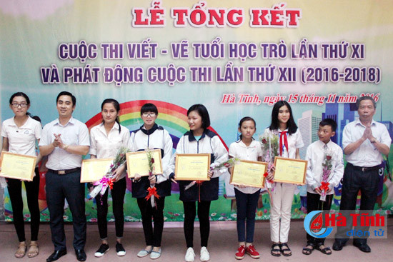 28 tac pham dat giai cuoc thi viet ve tho van tuoi hoc tro