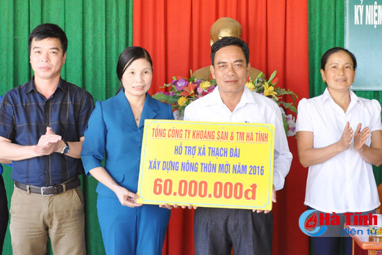 mitraco ha tinh ho tro xa thach dai xay dung nong thon moi