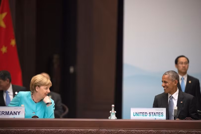 ong obama va ba merkel moi tham tinh hiem co
