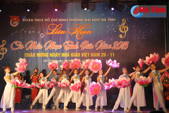 dac sac dem lien hoan ca mua nhac sinh vien dh ha tinh