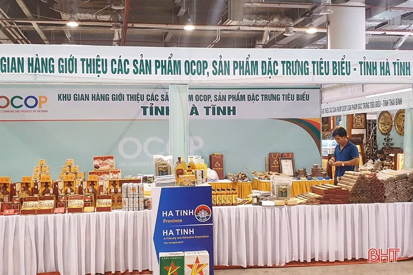 Hà Tĩnh trưng bày hơn 50 sản phẩm tiêu biểu tại Quảng Ninh