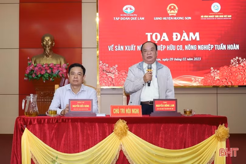 Công ty Quế Lâm chia sẻ kinh nghiệm sản xuất nông nghiệp hữu cơ với nông dân Hà Tĩnh