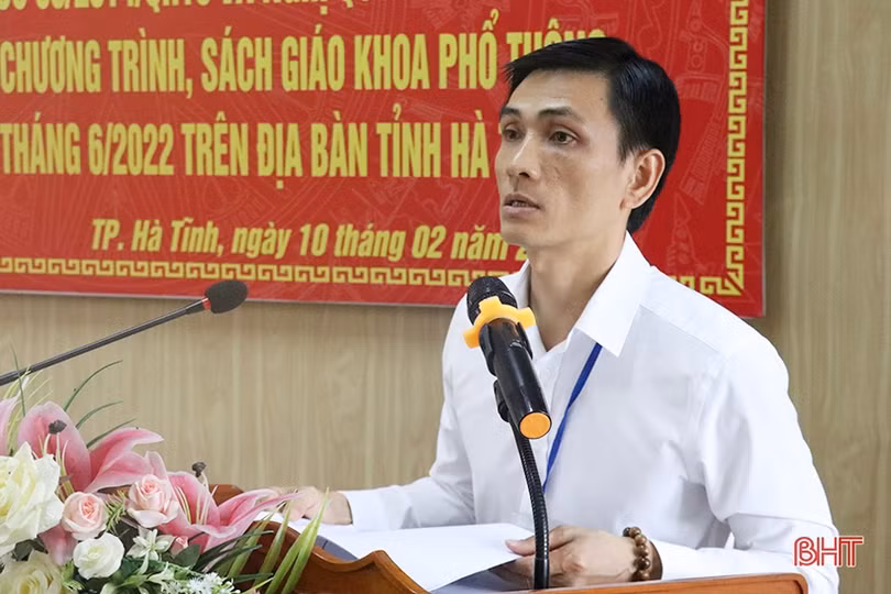 Đoàn ĐBQH tỉnh giám sát chuyên đề về đổi mới chương trình, SGK tại Trường THCS Lê Văn Thiêm