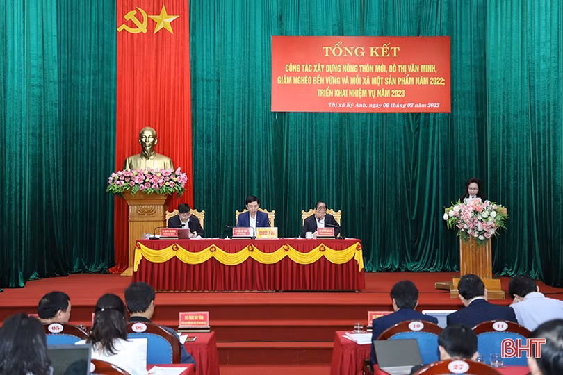 TX Kỳ Anh gắn NTM, đô thị văn minh với tiêu chí xây dựng thành phố