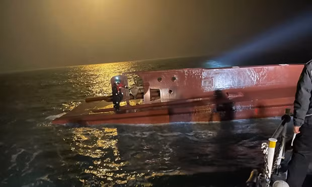 Vụ lật tàu đánh cá tại Hàn Quốc: Có 2 công dân Việt Nam mất tích