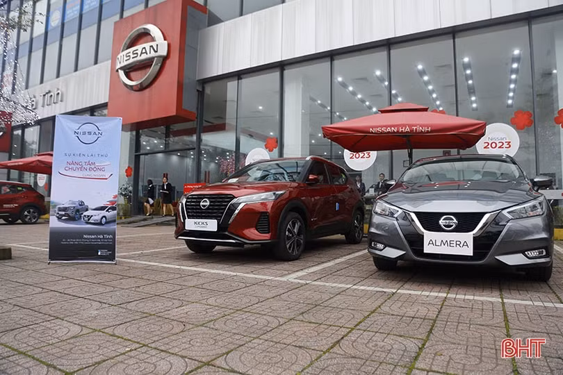Nissan Hà Tĩnh tổ chức sự kiện lái thử xe Nissan Kicks, Almera và Navara