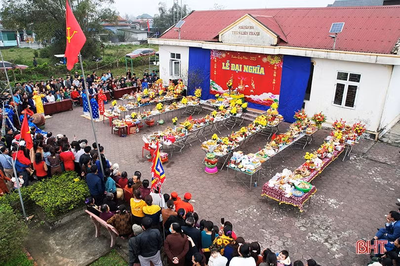 Lan tỏa nét đẹp văn hóa, tính nhân văn từ lễ đại nghĩa ở Hà Tĩnh