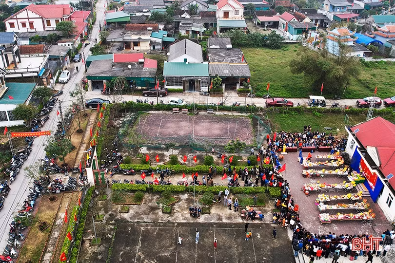 Lan tỏa nét đẹp văn hóa, tính nhân văn từ lễ đại nghĩa ở Hà Tĩnh