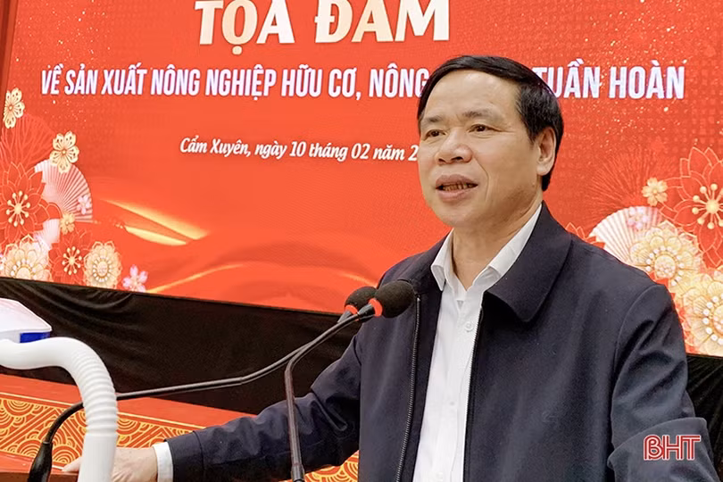 Đề nghị mở rộng mô hình sản xuất nông nghiệp hữu cơ ở Cẩm Xuyên, Can Lộc