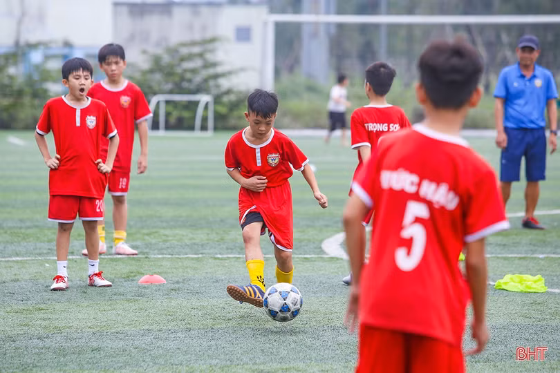 U11 Hà Tĩnh hội quân chuẩn bị cho Giải Bóng đá thiếu niên, nhi đồng toàn quốc