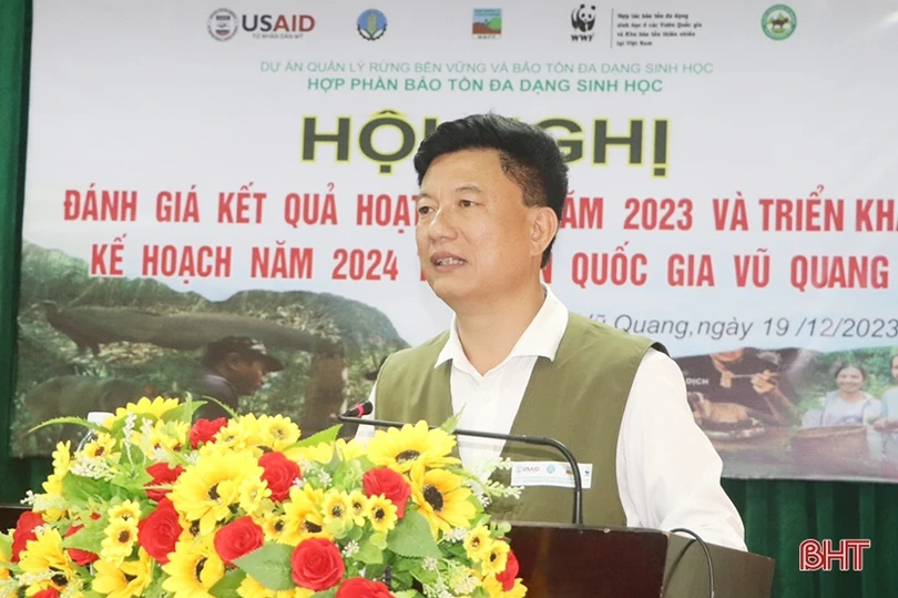 Lắp 85 điểm bẫy ảnh giám sát đa dạng sinh học tại Vườn Quốc gia Vũ Quang