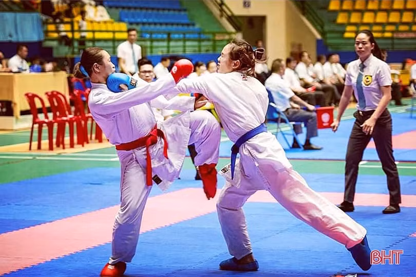 Ngôi sao” triển vọng của karate Hà Tĩnh