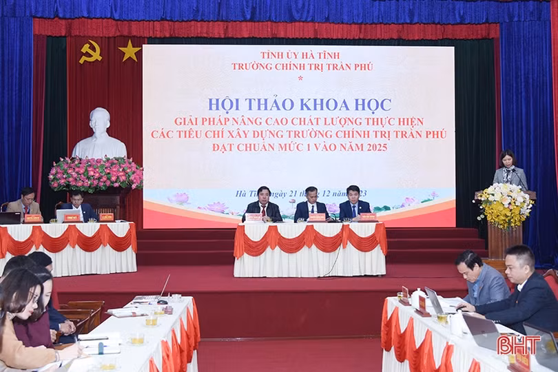 Xây dựng Trường Chính trị Trần Phú đạt chuẩn mức độ 1 vào năm 2025