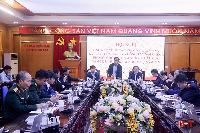 Can Lộc tiếp tục nâng cao hiệu quả công tác kiểm tra, giám sát, kỷ luật đảng