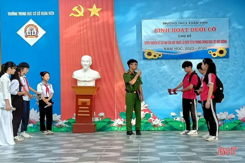 Tuyên truyền, phòng chống thuốc lá cho gần 17.000 học sinh Nghi Xuân