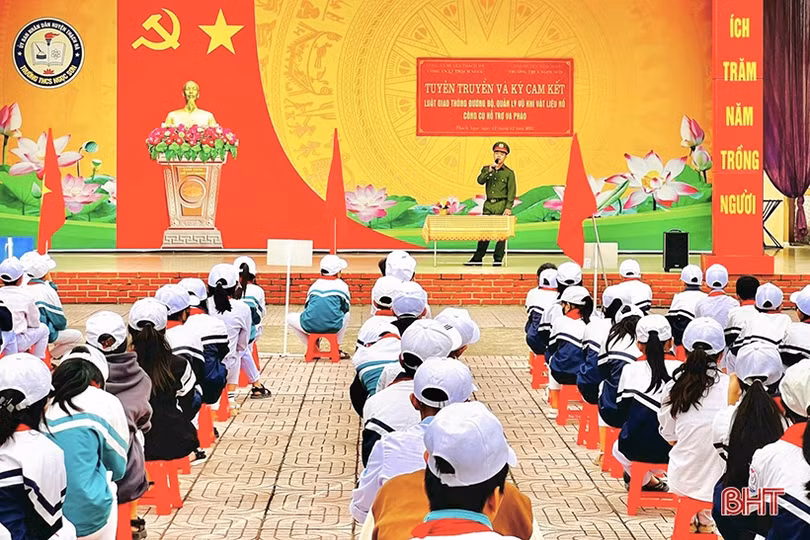 Hàng chục học sinh tự chế pháo nổ, lãnh đạo Công an Thạch Hà nói gì?