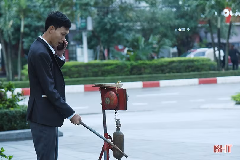 Diễn tập xử lý cháy tại khách sạn Meliá Vinpearl Hà Tĩnh