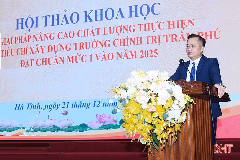 Xây dựng Trường Chính trị Trần Phú đạt chuẩn mức độ 1 vào năm 2025