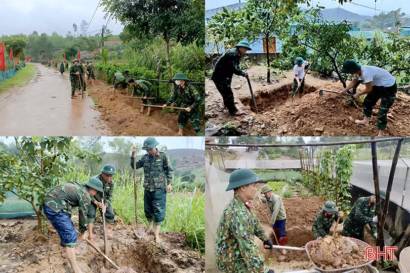Đua tiến độ xây dựng nông thôn mới nâng cao ở Vũ Quang