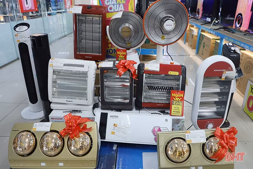 “Nóng” thị trường sản phẩm chống rét ở Hà Tĩnh